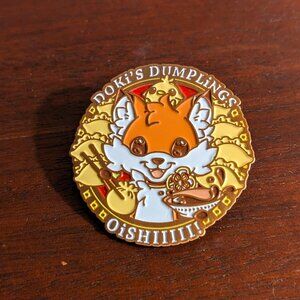 Doki's Dumplings Sugar Bunny Shop Enamel Pin